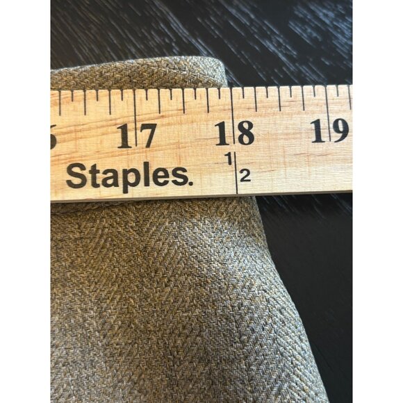 Le Suit Taupe Pant Suit Set Leopard Scarf Womens Size 14 Lush Valley 2 Piece NWT - Picture 16 of 16